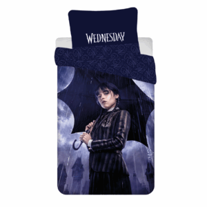 Jerry Fabrics Bavlněné povlečení 140x200 + 70x90 cm - Wednesday "Rain"