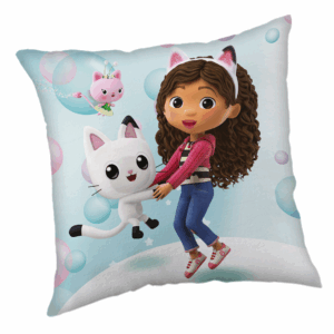 Jerry Fabrics Dekorační polštářek 40x40 cm - Gabby's Dollhouse "Bubbles"
