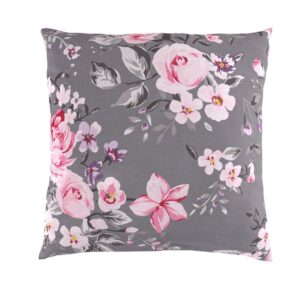 Kvalitex Bavlněný povlak na polštářek 40x40 cm - PROVENCE BEATRICE šedá