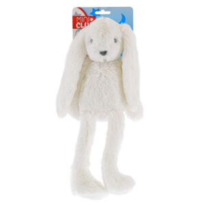 Mikro Trading a.s. Mini Club zajíček plyšový bílý 30 cm dlouhé nohy 0m+