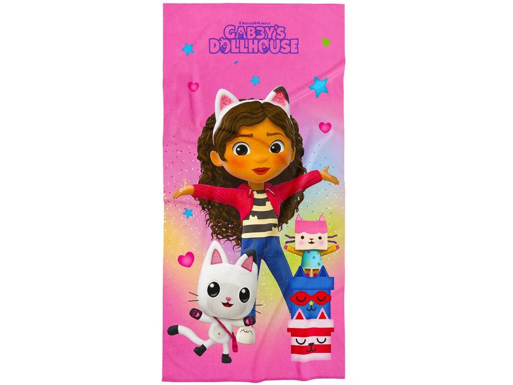 TipTrade Bavlněná froté osuška 70 x1 40 cm - Gábinin Kouzelný Domek "Překvapení"