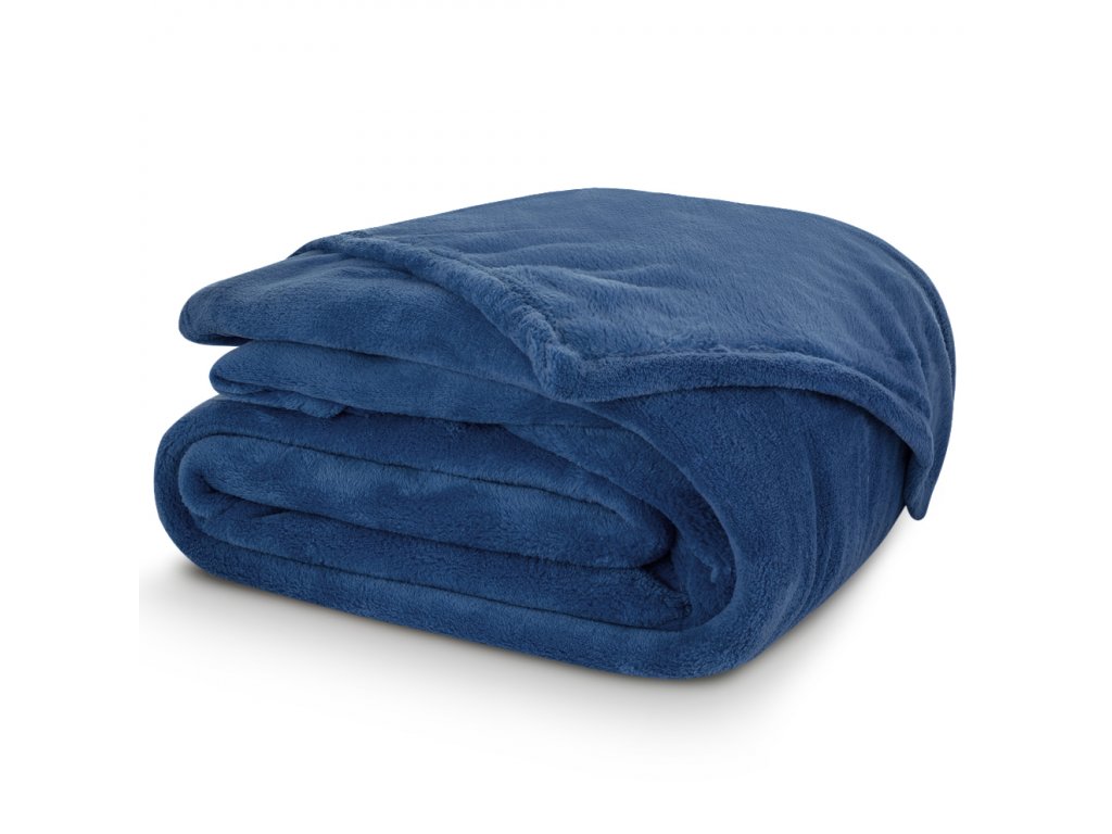TipTrade Deka mikroplyš 150x200 cm - Modrá
