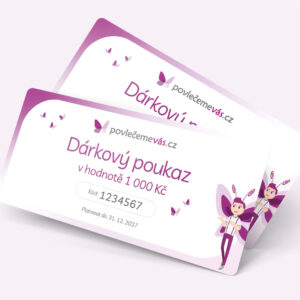 povlečemevás.cz Dárkový poukaz 1 000 Kč - tištěný