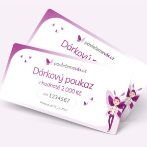 povlečemevás.cz Dárkový poukaz 2 000 Kč - tištěný