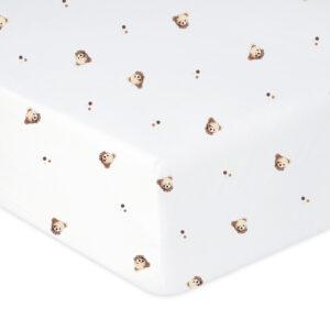 Babymatex Bavlněné prostěradlo do postýlky 60x120 cm - Medvídci