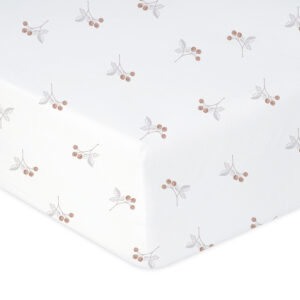 Babymatex Bavlněné prostěradlo do postýlky 70x140 cm - Maliny