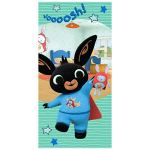 Carbotex Bavlněná froté osuška 70x140 cm - Zajíček Bing Superhrdina Hoppity