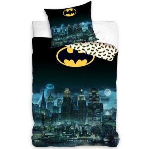 Carbotex Bavlněné povlečení 140x200 + 70x90 cm - Batman "Noční Gotham"