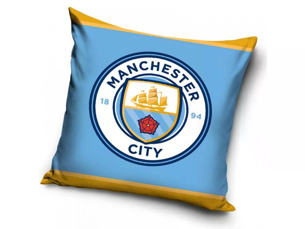 Carbotex Povlak na polštářek 40x40 cm - Manchester City "Logo"