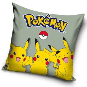 Carbotex Povlak na polštářek 40x40 cm - Pokémon Pika Pika Pikachu