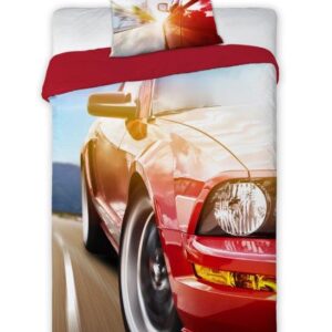 FARO Bavlněné povlečení 140x200 + 70x90 cm - Auto