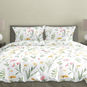 FARO Bavlněné saténové povlečení 140x200 + 70x90 cm - Milagro Verde 002