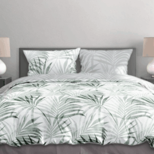 FARO Bavlněné saténové povlečení 140x200 + 70x90 cm - Milagro Verde 004