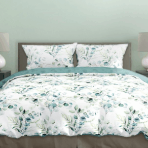 FARO Bavlněné saténové povlečení 140x200 + 70x90 cm - Milagro Verde 006