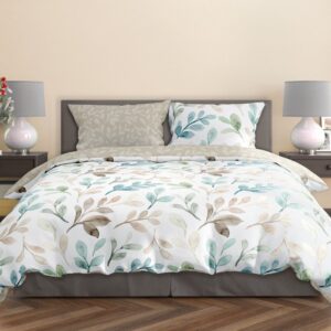 FARO Bavlněné saténové povlečení 140x200 + 70x90 cm - Milagro Verde 018