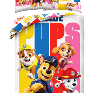 Halantex Bavlněné povlečení 140x200 + 70x90 cm - Tlapková Patrola ''Pups''