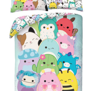 Halantex Povlečení z mikrovlákna 140x200 + 70x90 cm - Squishmallows