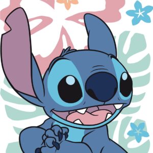 Jerry Fabrics Bavlněná froté osuška 70 x 140 cm - Lilo and Stitch "Hawaiian Harmony"