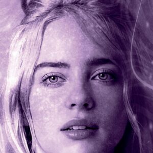 Jerry Fabrics Bavlněná froté osuška 70x140 cm - Billie Eilish