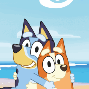 Jerry Fabrics Bavlněná froté osuška 70x140 cm - Bluey "Beach"