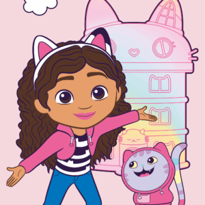 Jerry Fabrics Bavlněná froté osuška 70x140 cm - Gabby's Dollhouse 03