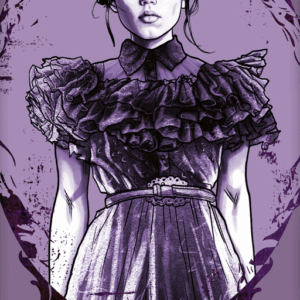 Jerry Fabrics Bavlněná froté  osuška 70x140 cm - Wednesday "Purple"