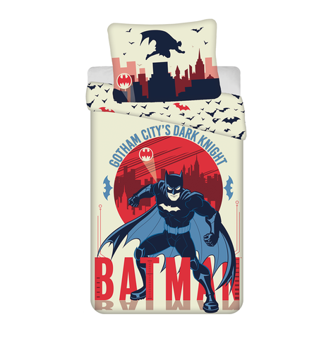 Jerry Fabrics Bavlněné povlečení 140x200 + 70x90 cm - Batman "Gotham´s Knight"