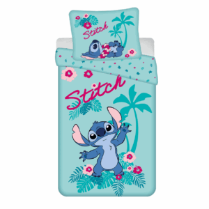 Jerry Fabrics Bavlněné povlečení 140x200 + 70x90 cm - Lilo a Stitch "Hawaii"