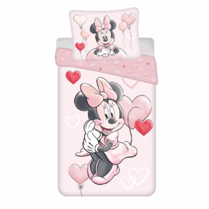 Jerry Fabrics Bavlněné povlečení 140x200 + 70x90 cm - Minnie "Balloon 02"