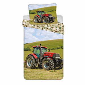 Jerry Fabrics Bavlněné povlečení 140x200 + 70x90 cm - Traktor