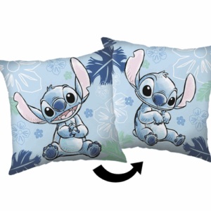 Jerry Fabrics Dekorační polštářek 40x40 cm - Lilo and Stitch "Blue"