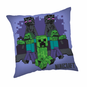 Jerry Fabrics Dekorační polštářek 40x40 cm - Minecraft "Mobs coming for you"