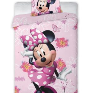 Jerry Fabrics Povlečení Minnie Bows and flowers 140x200 70x90