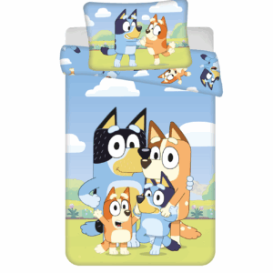 Jerry Fabrics Povlečení do postýlky 100x135 + 40x60 cm - Bluey 004