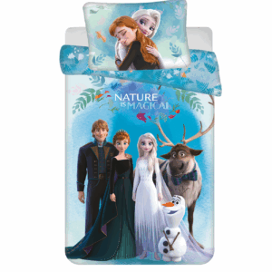 Jerry Fabrics Povlečení do postýlky 100x135 + 40x60 cm - Frozen "Blue 03"
