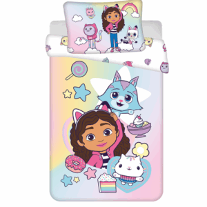 Jerry Fabrics Povlečení do postýlky 100x135 + 40x60 cm - Gabby´s Dollhouse "Sugar Dream"