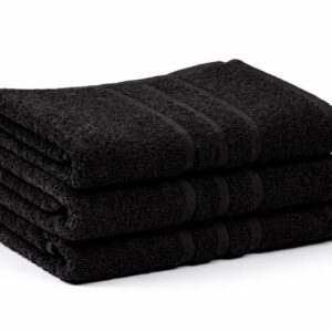 Profod Bavlněná froté osuška COMFORT 70x140 cm - Černá