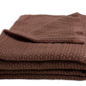 Babymatex Pletená deka LILI 75x100 cm - Hnědá