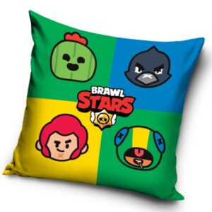 Carbotex Povlak na polštářek 40x40 cm - Brawl stars Portréty