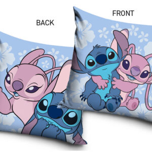 Carbotex Povlak na polštářek 40x40 cm - Lilo a Stitch "Kouzlo přátelství"