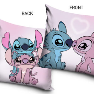 Carbotex Povlak na polštářek 40x40 cm - Lilo a Stitch "Sladká láska s Angel"