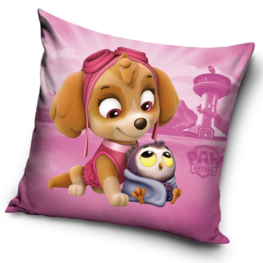 Carbotex Povlak na polštářek 40x40 cm - Tlapková patrola "Skye a Huhu"