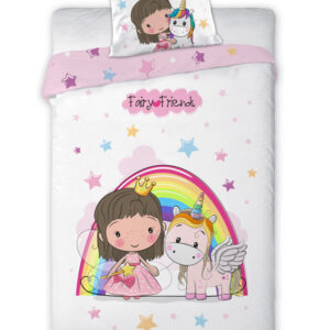 FARO Bavlněné povlečení 140x200 + 70x90 cm - Pohádkoví kamarádi