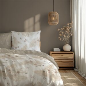 FARO Bavlněné saténové povlečení 140x200 + 70x90 cm - Boho 005