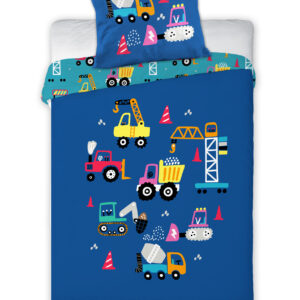 FARO Povlečení do postýlky 100x135 + 40x60 cm - Na stavbě 023