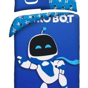 Halantex Povlečení z mikrovlákna 140x200 + 70x90 cm - Astro bot