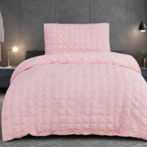 Jahu Krepové povlečení 140x200 + 70x90 cm - Naomi růžová