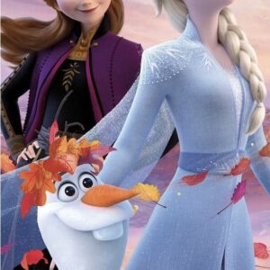 Jerry Fabrics Bavlněná froté osuška 70x140 cm - Frozen "Nature Spell"