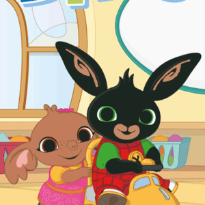 Jerry Fabrics Bavlněná froté osuška 70x140 cm - Králíček Bing "Playroom 02"