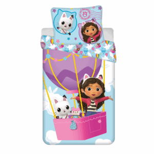 Jerry Fabrics Bavlněné povlečení 140x200 + 70x90 cm - Gabby's Dollhouse "Balloon"